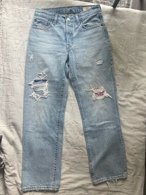 Levi's light blue denim 501 90’s jeans,26